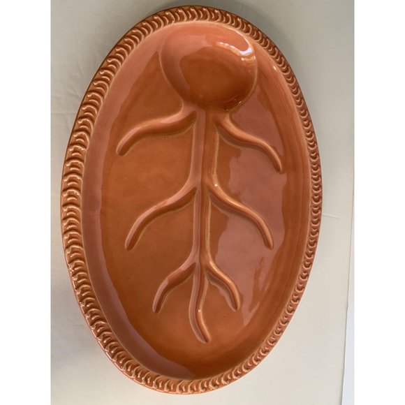 California Pottery Doranne Serving Platter Big Vintage - Picture 2 of 8